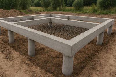 Устройство ростверка свайного фундамента